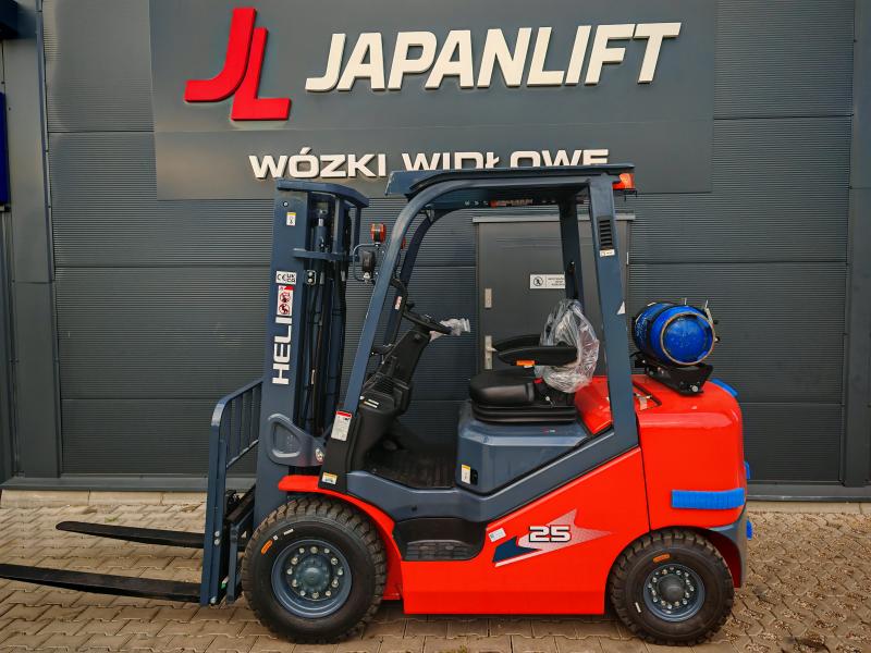 JAPANLIFT LUBOŃ NA SPRZEDAŻ NOWY WÓZEK WIDŁOWY HELI LPG 2500 kg JAPANLIFT LUBOŃ NA SPRZEDAŻ NOWY WÓZEK WIDŁOWY HELI LPG 2500 kg