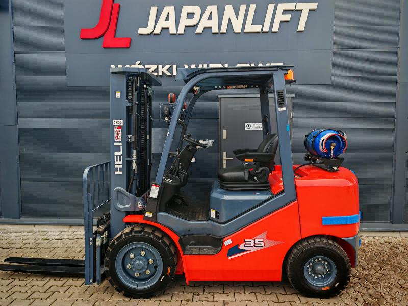 JAPANLIFT LUBOŃ NA SPRZEDAŻ NOWY WÓZEK WIDŁOWY HELI LPG 3500 kg JAPANLIFT LUBOŃ NA SPRZEDAŻ NOWY WÓZEK WIDŁOWY HELI LPG 3500 kg
